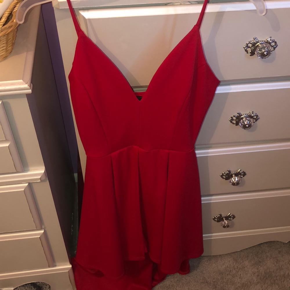 Windsor high low dress with tags